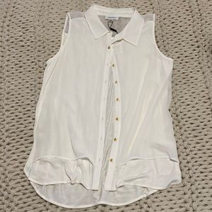 Calvin Klein white tank top size medium